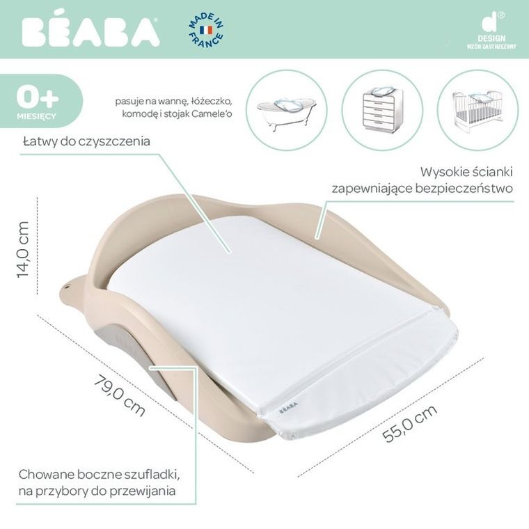 Beaba, Camele’o, przewijak, clay