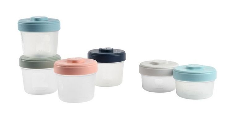 Beaba, Clip, zestaw słoiczków, 6 szt., 90 ml, 150 ml