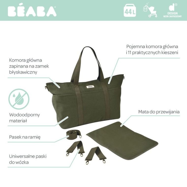 Beaba, Madrid, torba dla mamy, lichen