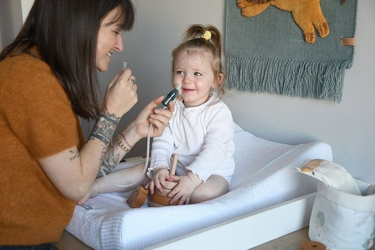 Beaba, Minidoo, manualny aspirator do nosa, mineral