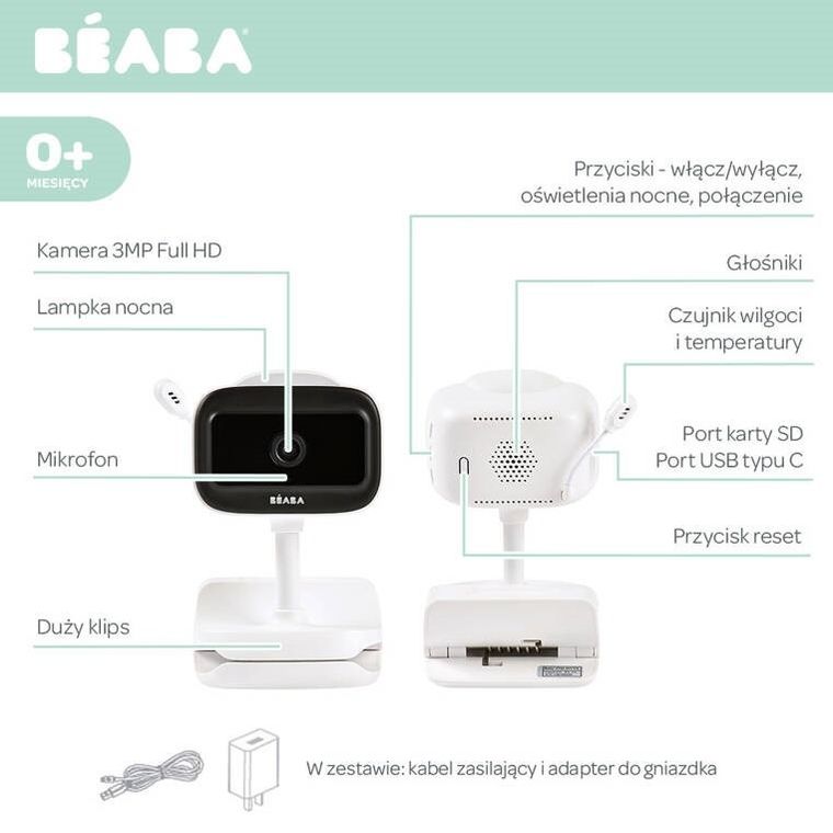 Beaba, ZEN, niania elektroniczna, Nomad White