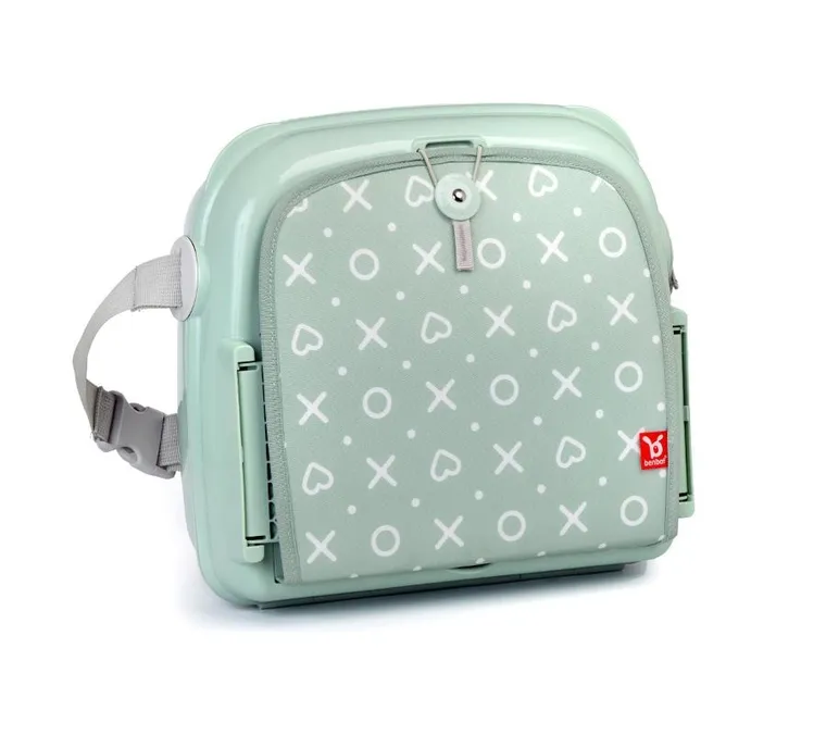 Benbat, Yummigo Plus, walizka z krzesełkiem 3w1, zielona