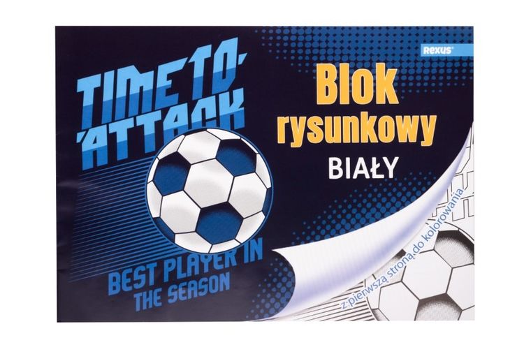 Beniamin, blok rysunkowy, A4, 20 kartek, biały