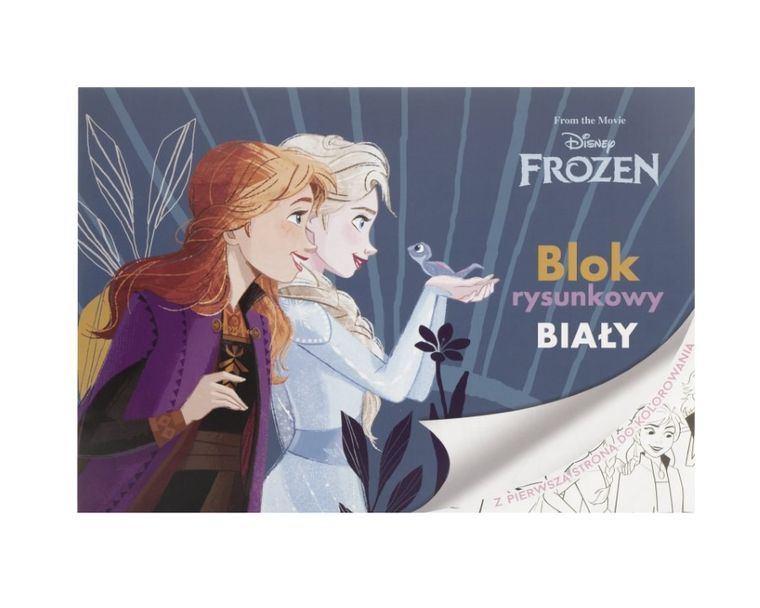 Beniamin, Kraina Lodu, blok rysunkowy, biały, A4, 20 kartek