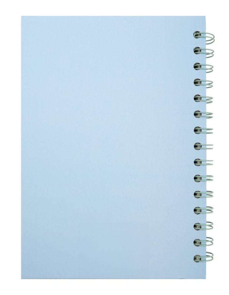 Beniamin, Lilo i Stitch, notes na spirali z przypinkami, A5, 80 kartek, kratka, niebieski, 1 szt.