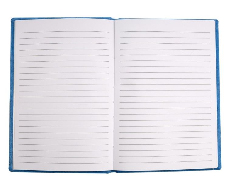 Beniamin, Lilo i Stitch, notes z pluszową okładką, A5, 80 kartek, linia, niebieski