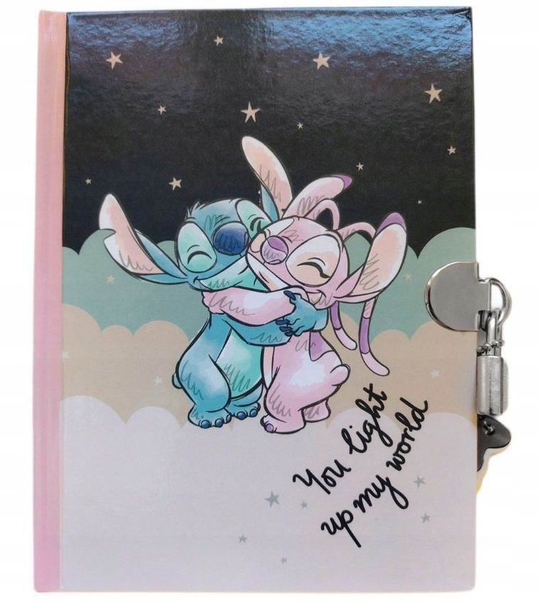 Beniamin, Lilo i Stitch, pamiętnik z kłódką, 1 szt.
