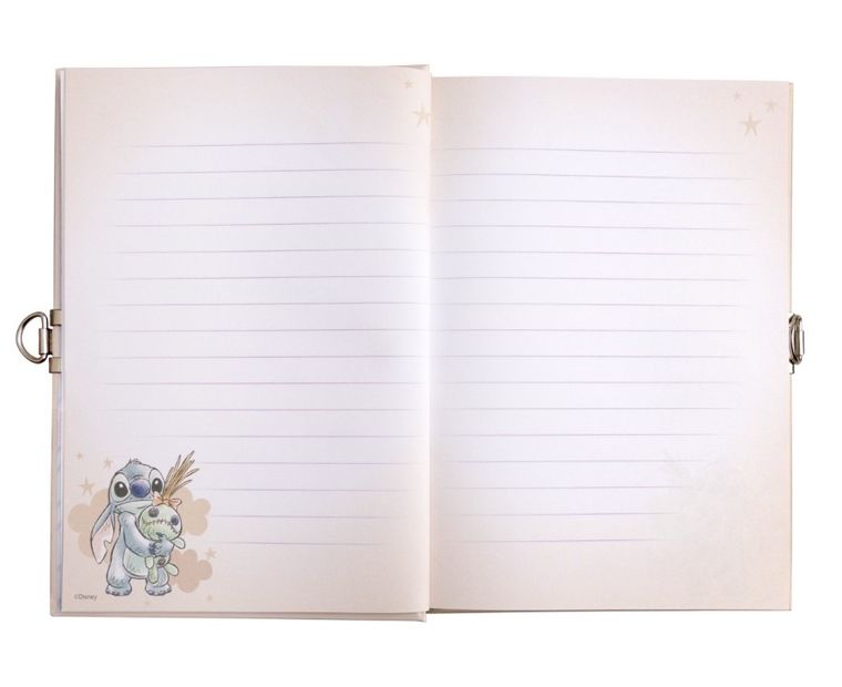 Beniamin, Lilo i Stitch, pamiętnik z kłódką, jasny