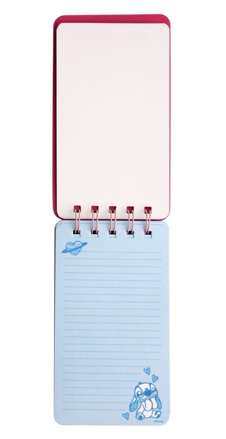 Beniamin, Lilo i Stitch, silikonowy notes na spirali, 15-8,5 cm, 1 szt.