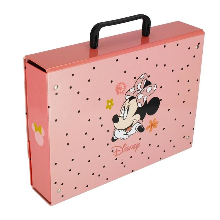 Beniamin, Myszka Minnie, teczka z rączką, A4, 65 mm, 1 szt.