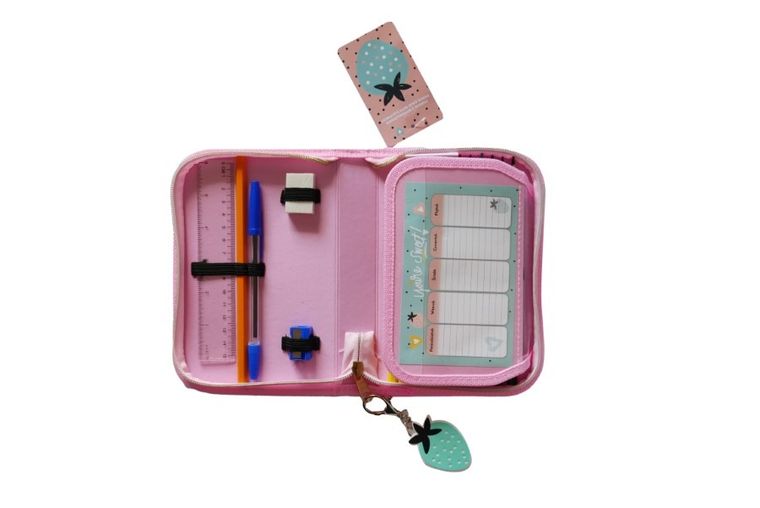 Beniamin, piórnik jednokomorowy, z wyposażeniem, Sweet