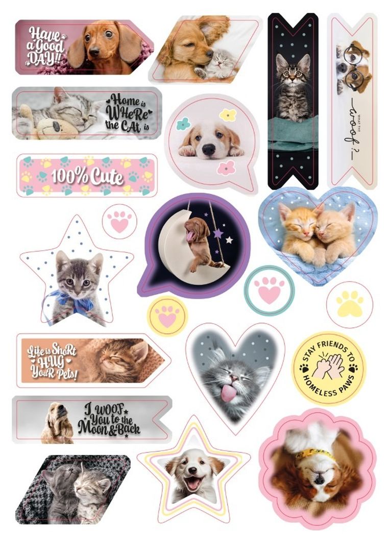 Beniamin, The Sweet Pets, naklejki ozdobne