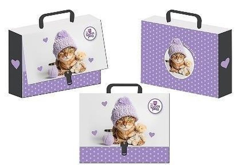Beniamin, The sweet pets, teczka z rączką, walizeczka, kot, 1 szt.