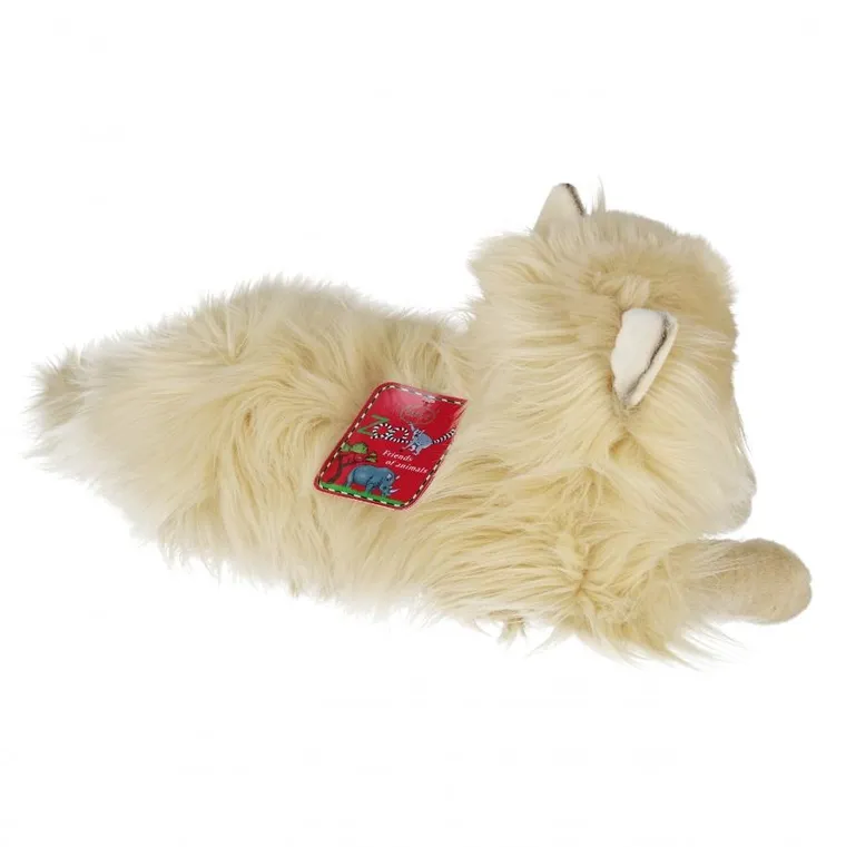 Beppe, Kot perski, leżący, maskotka, beżowy, 36 cm