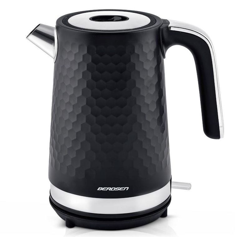 Berdsen, czajnik elektryczny, czarno-srebrny, 1,7l, BD-705