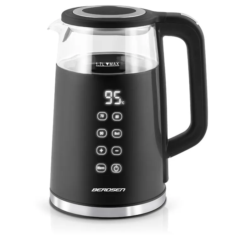 Berdsen, czajnik elektryczny, czarny, 1,7l, BD-707