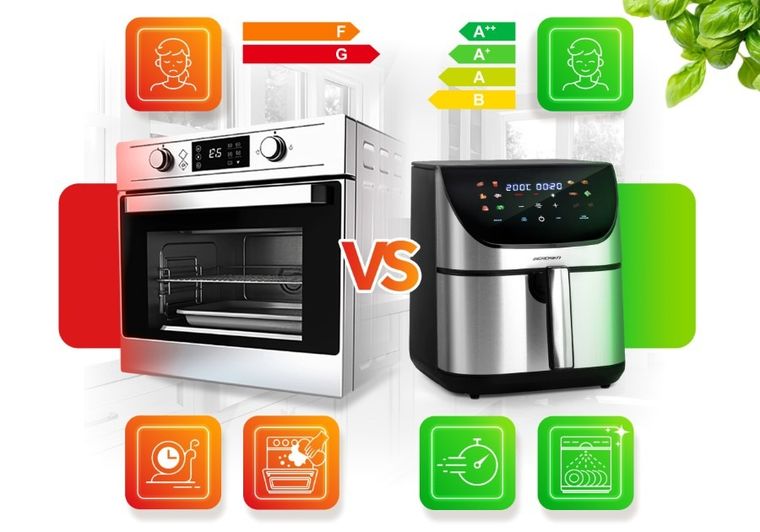 Berdsen, frytkownica beztłuszczowa, air fryer, 1700W, srebrny, 8l, BD-659