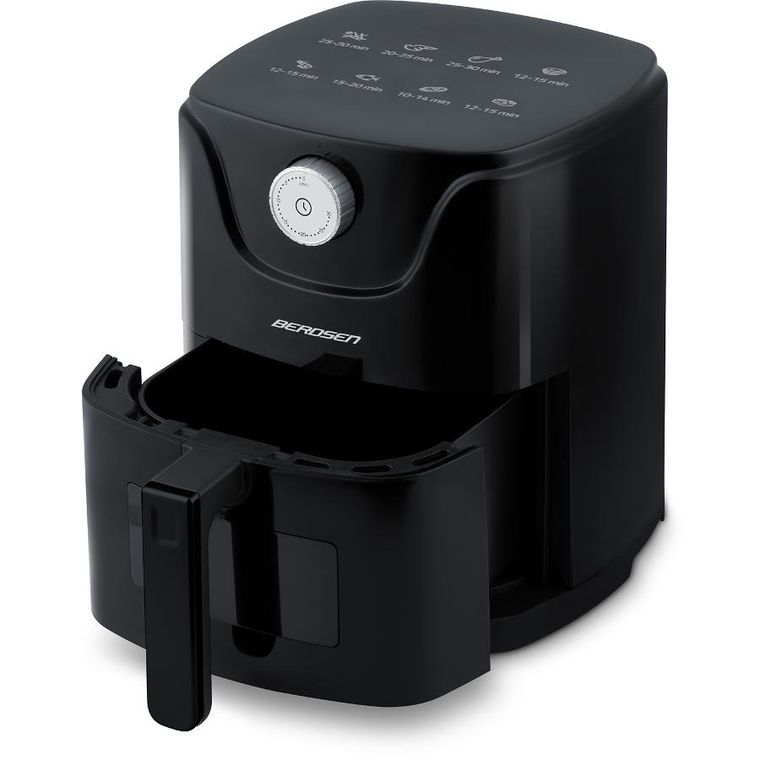 Berdsen, frytkownica beztłuszczowa, air fryer, czarny, 2,5l, BD-654