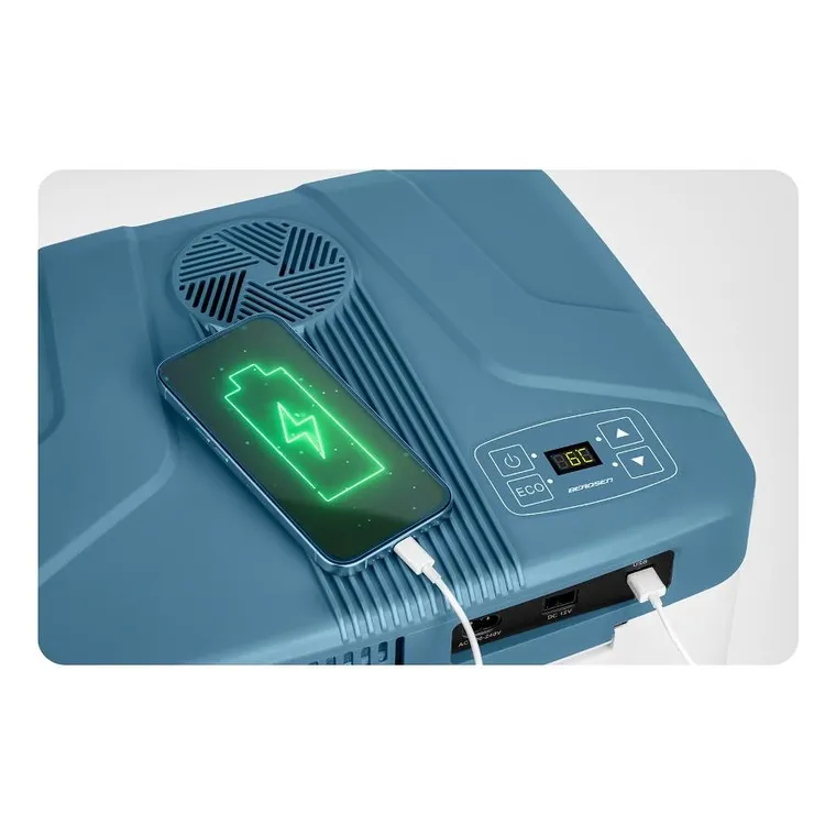 Berdsen, Icemax, lodówka turystyczna, tryb ECO, 26l, niebieska