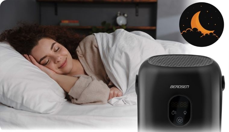 Berdsen, osuszacz powietrza, pochłaniacz wilgoci, czarny, BR-10B