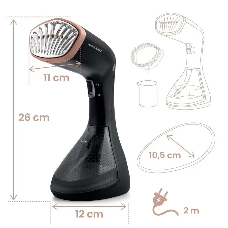 Berdsen, parownica do ubrań, 1600W, steamer, BD-311