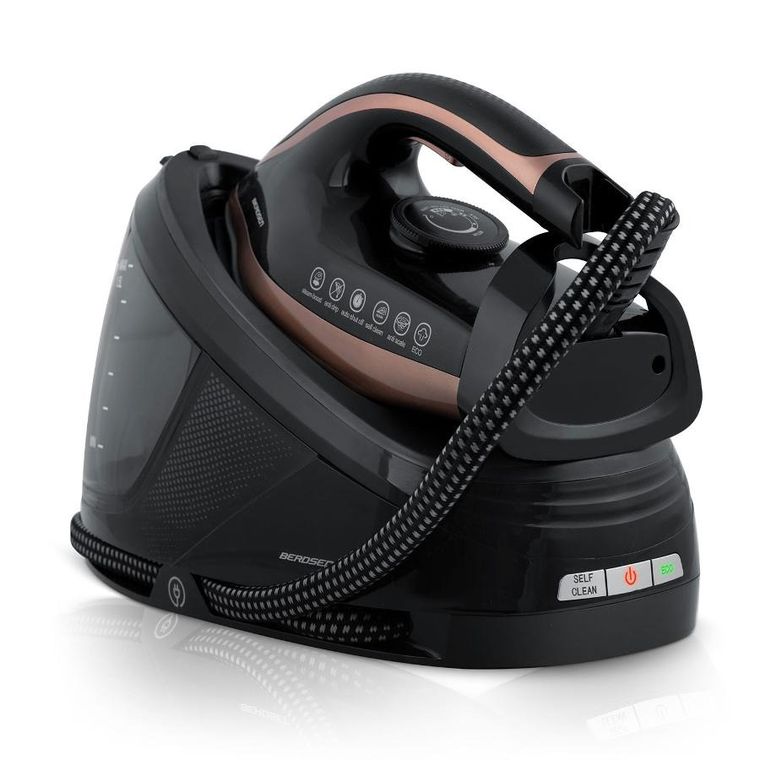 Berdsen, stacja parowa żelazko, generator pary, ceramiczna powłoka, 3000W, BD-334