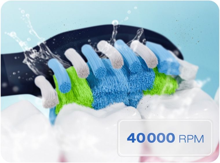 Berdsen, szczoteczka soniczna do zębów, Galaxy Duo, 2 szt.