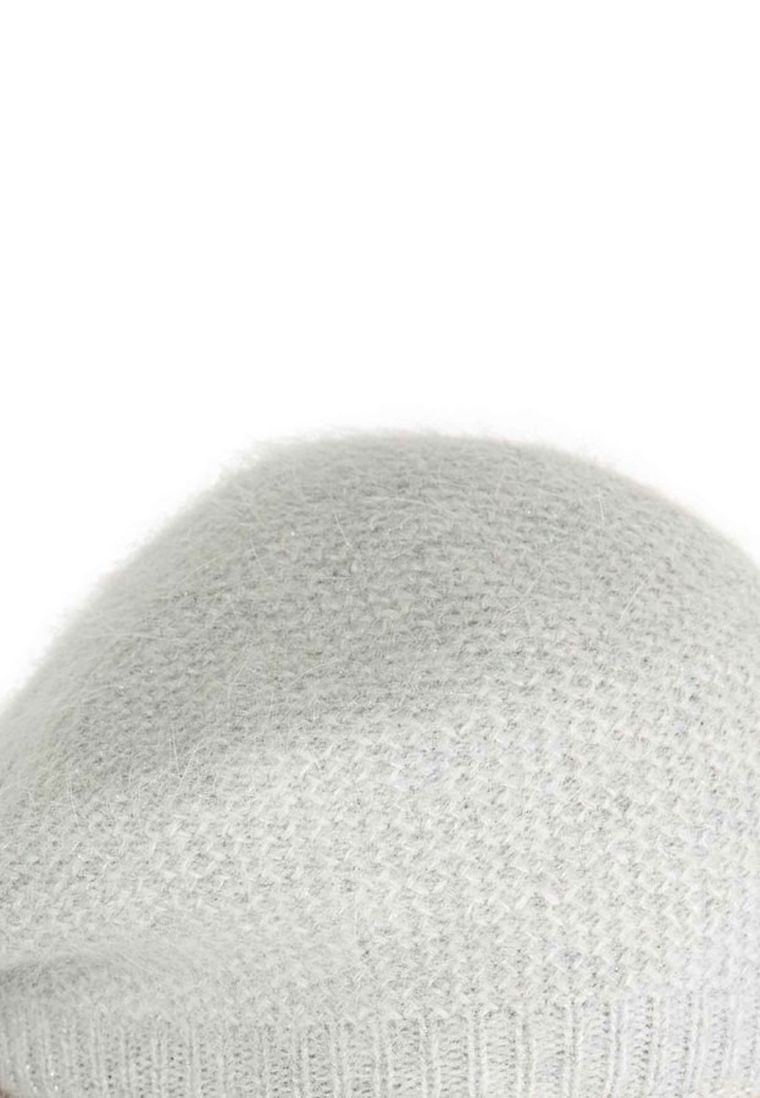 Beret damski, szary, Ambra