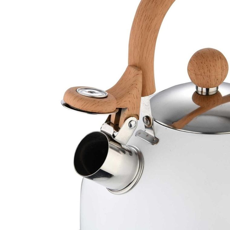 Bergner, czajnik stalowy z gwizdkiem, naturally, 2,3l, bg-37304