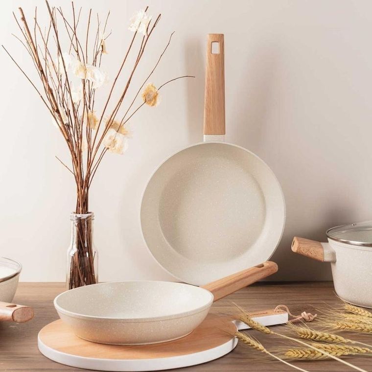 Bergner, Naturally, zestaw 3 patelni marmurkowych