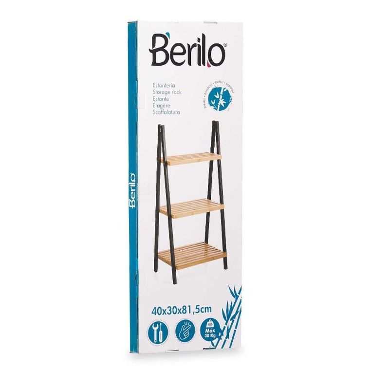 Berilo, Bamboo Glow, regał, 40-30-81,5 cm
