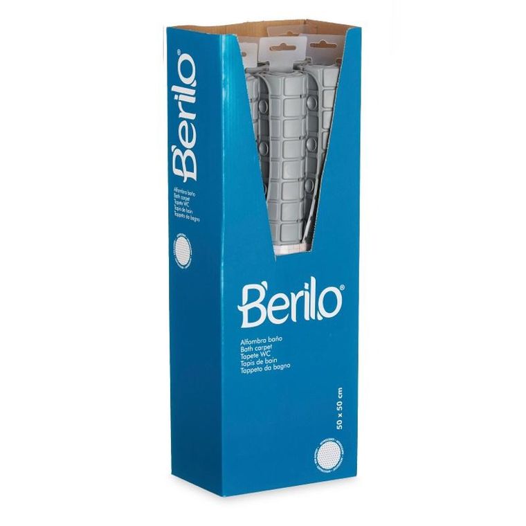 Berilo, Brick, mata łazienkowa antypoślizgowa, 50-50 cm