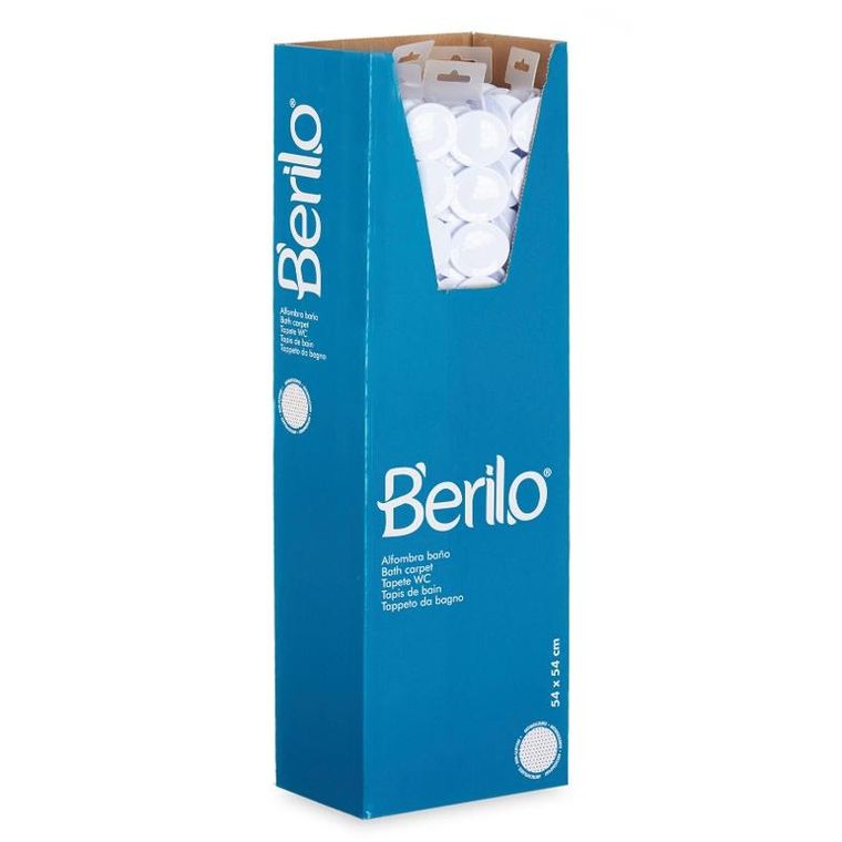 Berilo, Brick, mata łazienkowa antypoślizgowa, 54-54 cm