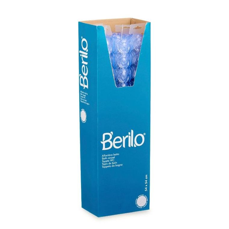 Berilo, Brick, mata łazienkowa antypoślizgowa, 54-54 cm