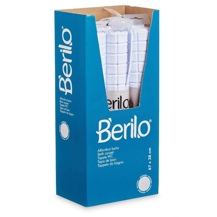 Berilo, Brick, mata łazienkowa antypoślizgowa, 67,7-38,5 cm