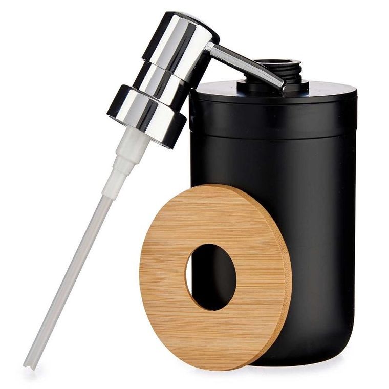 Berilo, Clean, dozownik na mydło z bambusową pokrywą, 350 ml