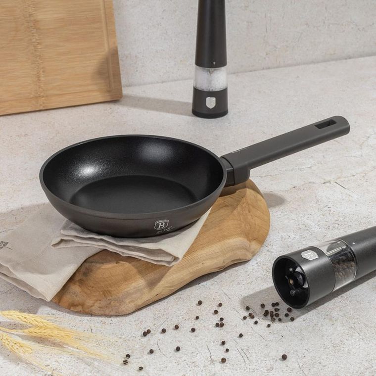 Berlinger Haus, Anthracite, zestaw patelni tytanowych, 3 szt.