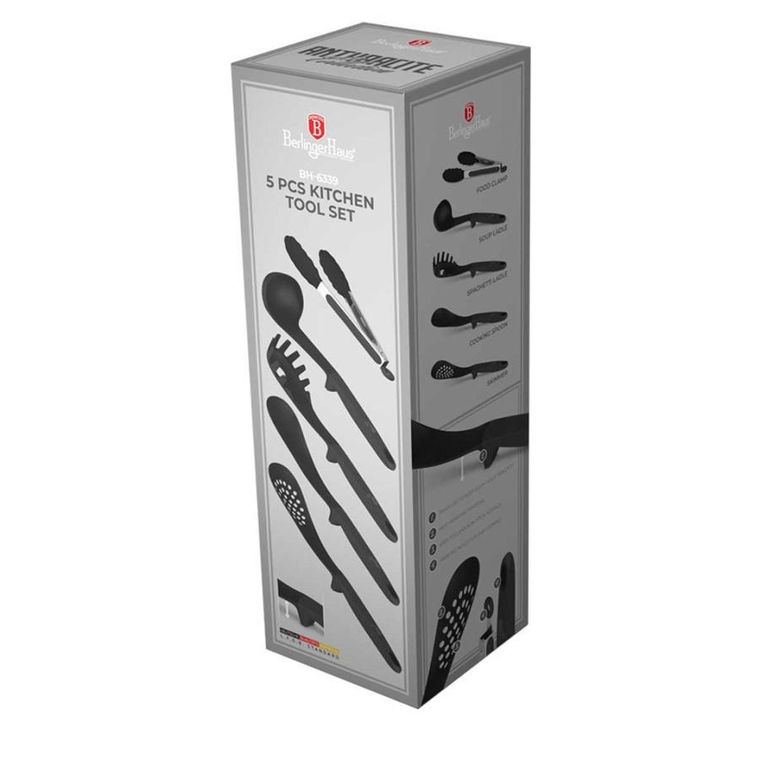 Berlinger Haus, Anthracite, zestaw przyborów kuchennych