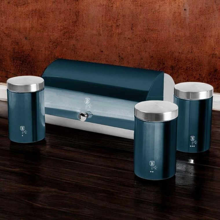 Berlinger Haus, Aquamarine, chlebak z zestawem pojemników