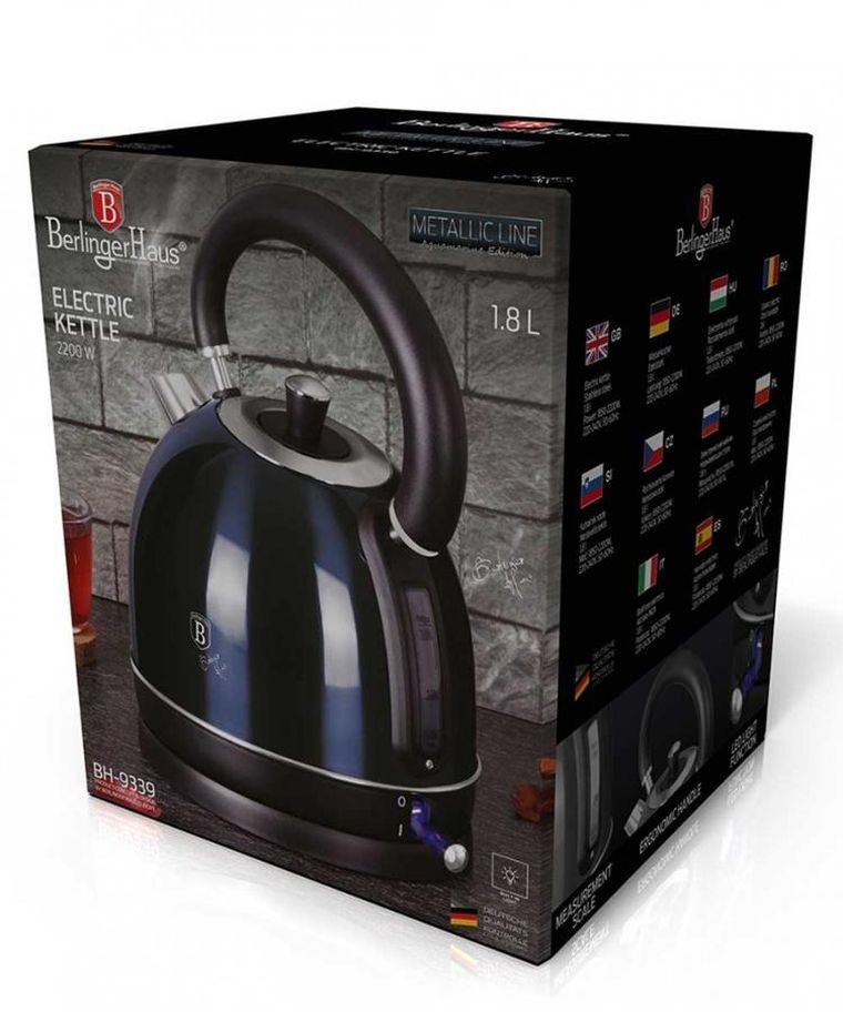 Berlinger Haus, Aquamarine, czajnik elektryczny, 18l