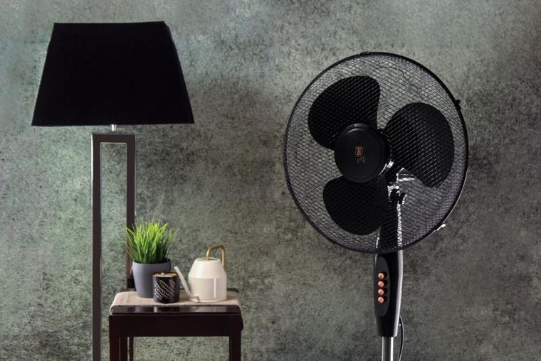 Berlinger Haus, Black Rose, wentylator podłogowy, oscylacyjny, BH-9130