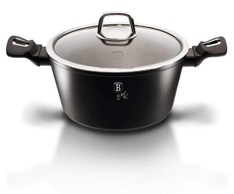 Berlinger Haus, Black Royal, garnek granitowy, 2.5l