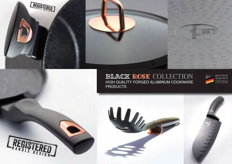 Berlinger Haus, butelka termiczna, 500 ml, Metallic Line, Black Rose