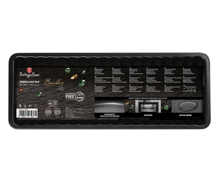 Berlinger Haus, Emerald, karbowana forma do wypieków