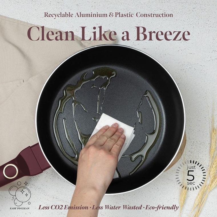 Berlinger Haus, Leonardo, Flip, wok patelnia, tytanowa, 26 cm