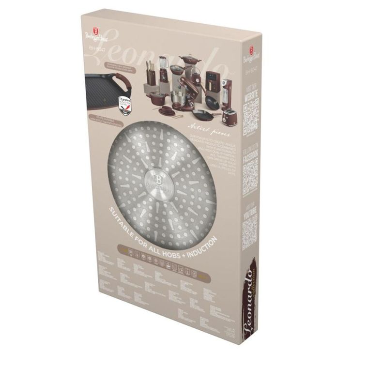 Berlinger Haus, Leonardo, płyta grillowa tytanowa, 47 cm