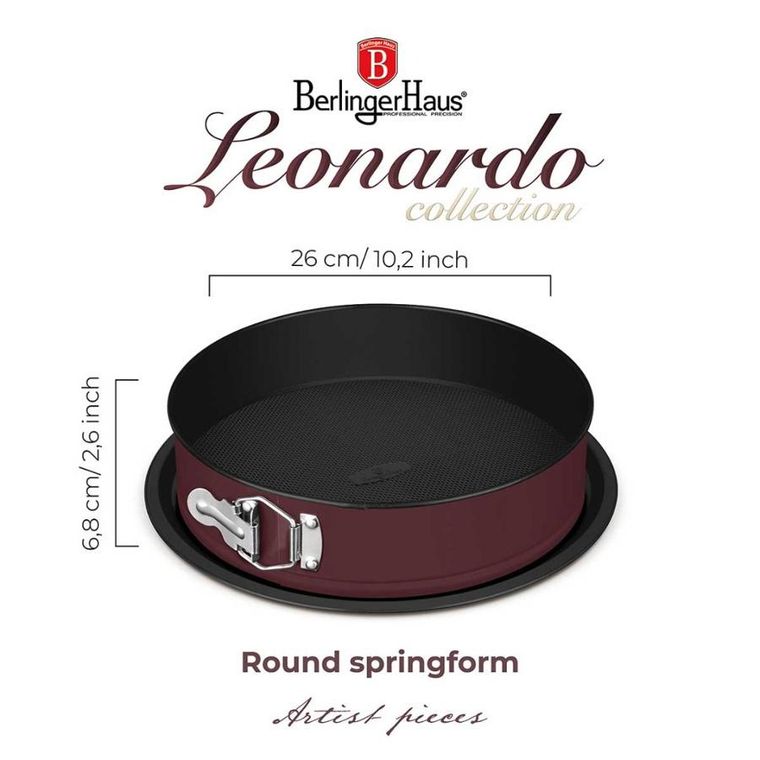 Berlinger Haus, Leonardo, tortownica, forma tytanowa, 26 cm