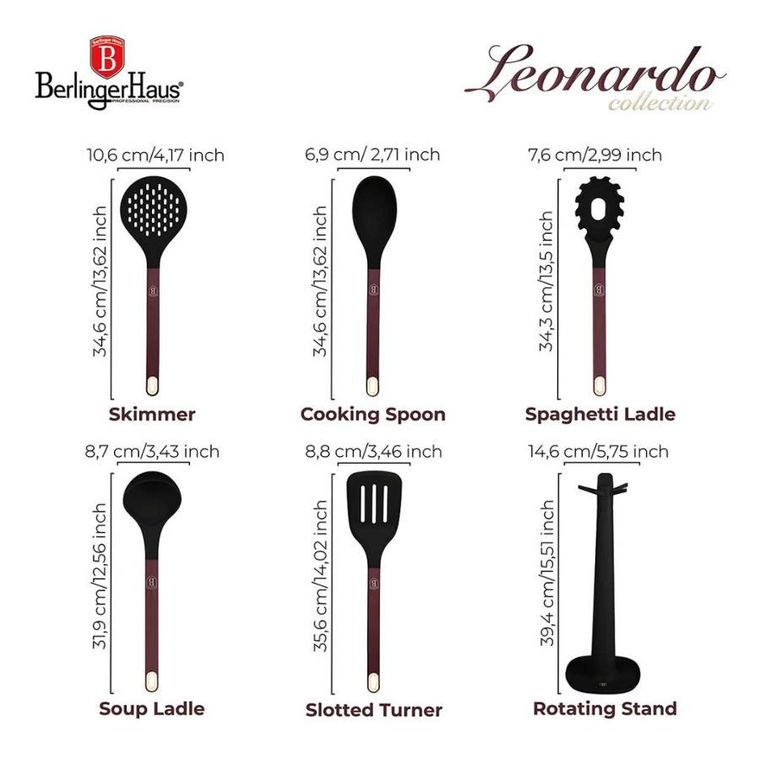 Berlinger Haus, Leonardo, zestaw przyborów kuchennych