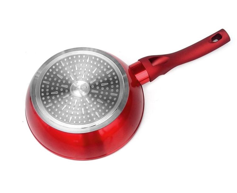 Berlinger Haus, patelnia granitowa, 28 cm, Metallic Line red