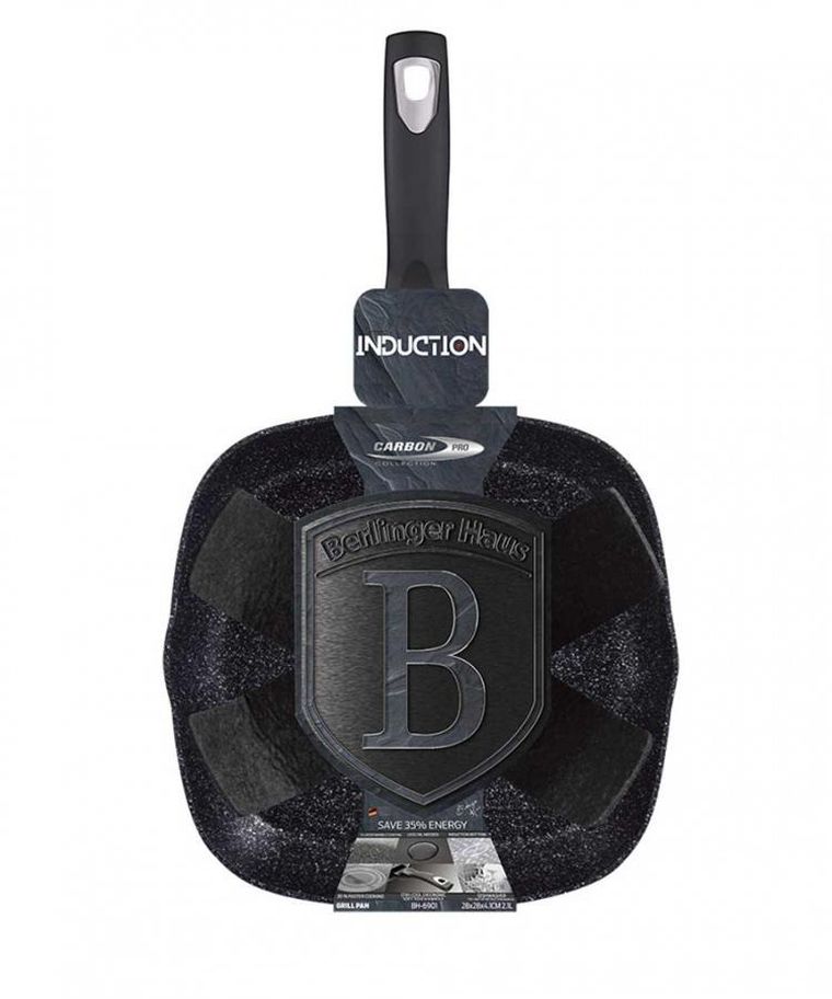 Berlinger Haus, patelnia grillowa, Carbon Pro